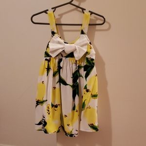 NEW Baby girl summer Lemon dress